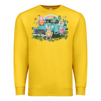 Lemon Easter gnomies with truck Easter Day Premium Sweatshirt - HowdyJamesFarm