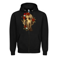 Black Ghost Skeleton Zipper Hoodie - RanaPortraitStore