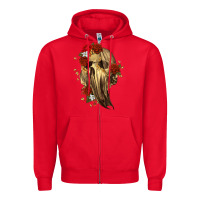 Red Ghost Skeleton Zipper Hoodie - RanaPortraitStore