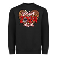 Black senior 2024 mom football Heavyweight Sweatshirt - MaliasSmallBusiness