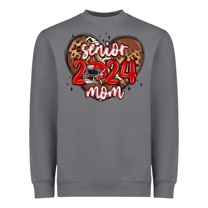 Senior 2024 Mom Football Heavyweight Sweatshirt by MaliasSmallBusiness | Teevron