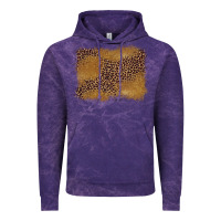 Cloud Purple leopard background Vintage Hoodie - BarkalooDesign