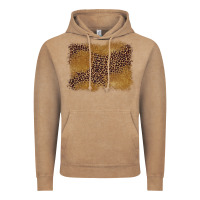 Vintage Coffee leopard background Vintage Hoodie - BarkalooDesign