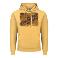 Vintage Mustard leopard background Vintage Hoodie - BarkalooDesign