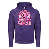Cloud Purple hey cancer smiley face breast cancer Vintage Hoodie - RanaPortraitStore