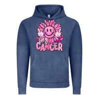 Vintage Denim hey cancer smiley face breast cancer Vintage Hoodie - RanaPortraitStore