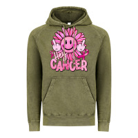 Vintage Olive hey cancer smiley face breast cancer Vintage Hoodie - RanaPortraitStore