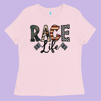 Race Life Ladies Tee Designed By Cowhidedigitalart