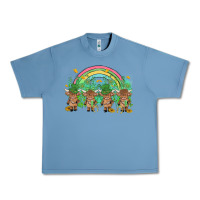 Pebble Blue st patrick's day baby highland cow Urban Heavy Tee - MaliasSmallBusiness