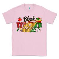 Bubblegum Pink black teacher magic juneteenth Classic Tee - MaliasSmallBusiness