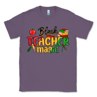 Lavender black teacher magic juneteenth Classic Tee - MaliasSmallBusiness