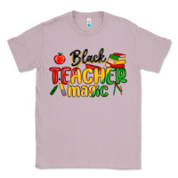 Lilac black teacher magic juneteenth Classic Tee - MaliasSmallBusiness