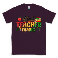 Plum black teacher magic juneteenth Classic Tee - MaliasSmallBusiness