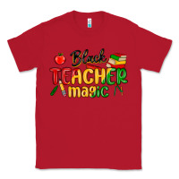 Red black teacher magic juneteenth Classic Tee - MaliasSmallBusiness