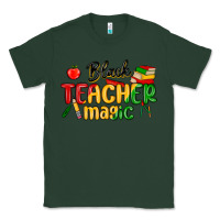 Sports Green black teacher magic juneteenth Classic Tee - MaliasSmallBusiness