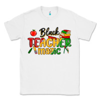 White black teacher magic juneteenth Classic Tee - MaliasSmallBusiness