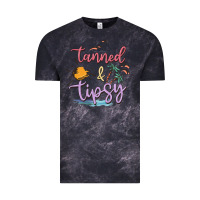 Cloud Black tanned and tipsy Vintage Tee - MaliasSmallBusiness