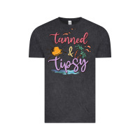 Vintage Black tanned and tipsy Vintage Tee - MaliasSmallBusiness