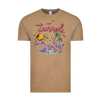 Vintage Coffee tanned and tipsy Vintage Tee - MaliasSmallBusiness