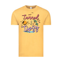Vintage Mustard tanned and tipsy Vintage Tee - MaliasSmallBusiness