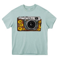 Arona sunflower leopard vintage camera Heavy Core Tee - FaDigitalArtStudio