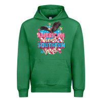 Emerald American heart southern soul 4th of july Urban Hoodie - FaDigitalArtStudio