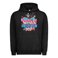 Pigment Black American heart southern soul 4th of july Urban Hoodie - FaDigitalArtStudio