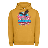 Pigment Peanut Butter American heart southern soul 4th of july Urban Hoodie - FaDigitalArtStudio