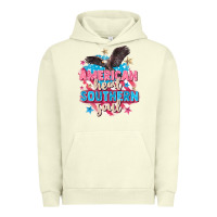 Pigment Pistachio American heart southern soul 4th of july Urban Hoodie - FaDigitalArtStudio