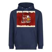 Navy i'm just here for the butterbeer Heavyweight Hoodie - TumblerDesignByShophia