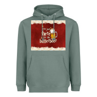 Sage i'm just here for the butterbeer Heavyweight Hoodie - TumblerDesignByShophia
