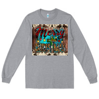 Heather Grey merry christmas cross tumbler Long Sleeve Tee - JahusDesignShop