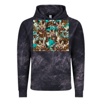 Cloud Black western cowhide sunflower baby cow Vintage Hoodie - BarkalooDesign