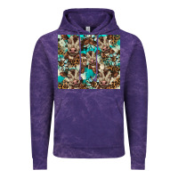 Cloud Purple western cowhide sunflower baby cow Vintage Hoodie - BarkalooDesign