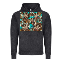 Vintage Black western cowhide sunflower baby cow Vintage Hoodie - BarkalooDesign