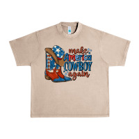 French Oak make america cowboy again Urban Heavy Tee - MaliasSmallBusiness