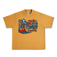 Peanut Butter make america cowboy again Urban Heavy Tee - MaliasSmallBusiness