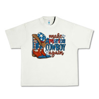 Pistachio make america cowboy again Urban Heavy Tee - MaliasSmallBusiness