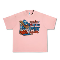 Salmon make america cowboy again Urban Heavy Tee - MaliasSmallBusiness