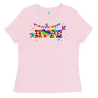 Bubblegum Pink lgbtq hope  libbey glass Ladies Tee - HRA Design Shop
