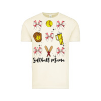 Vintage Arctic softball coquette bow Vintage Tee - JahusDesignShop