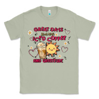 Matcha great days start with iced coffee and gratitude Classic Tee - MaliasSmallBusiness