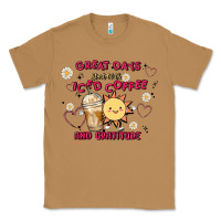 Toasted Coconut great days start with iced coffee and gratitude Classic Tee - MaliasSmallBusiness