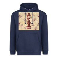 Navy hogwarts with letters Heavyweight Hoodie - TumblerDesignByShophia