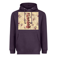 Plum hogwarts with letters Heavyweight Hoodie - TumblerDesignByShophia