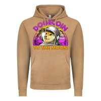 Vintage Camel doge coin to the moon 80's retro sunset Vintage Hoodie - Jasminsmagicworld