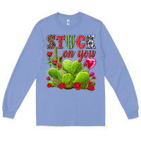 Colony Blue stuck on you Long Sleeve Tee - NancyCooperArtShop