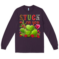 Plum stuck on you Long Sleeve Tee - NancyCooperArtShop