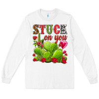 White stuck on you Long Sleeve Tee - NancyCooperArtShop
