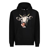 Black Cow Premium Hoodie - HowdyJamesFarm
